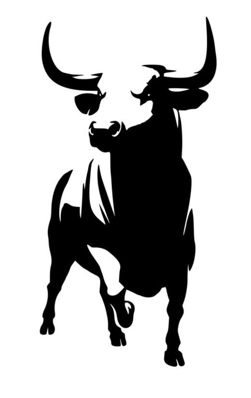 Bull wall art