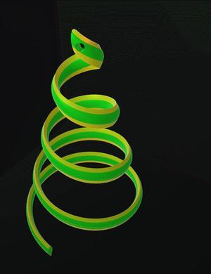 Bird scarecrow / spiral