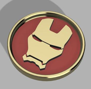 Coasters with Marvel logos