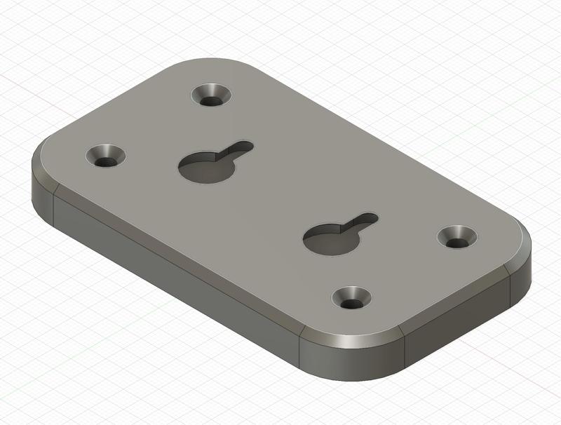 Aufhängung für die Wand