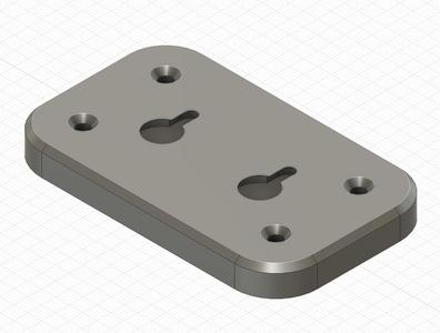 Aufhängung für die Wand