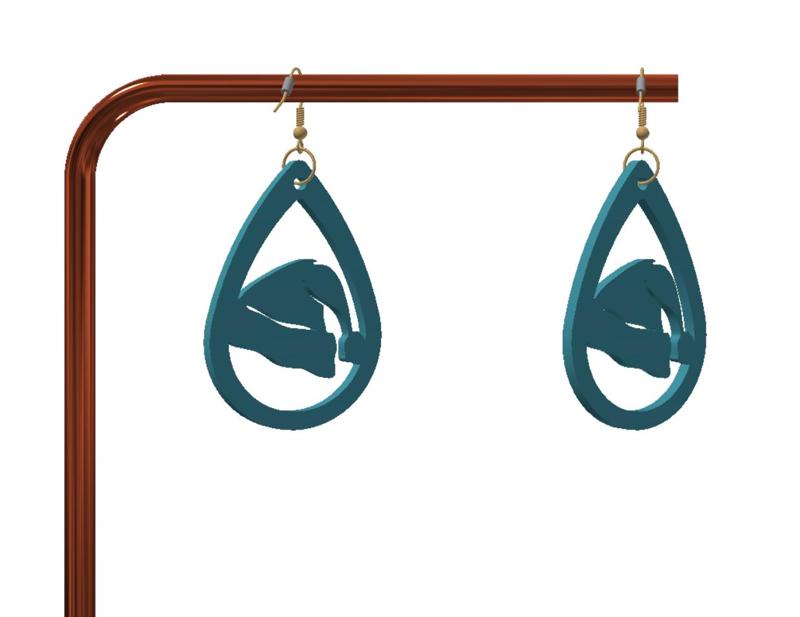 Christmas earrings