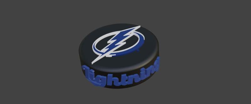 Tampa Bay Lightning Hockey Puck