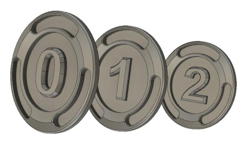 Numerical / Number - bucks (Fortnite V Bucks style)