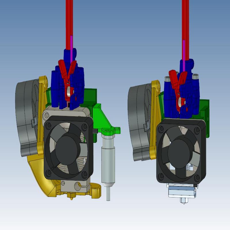 Nimble V2 mount kit for Cartesian and CoreXY printers