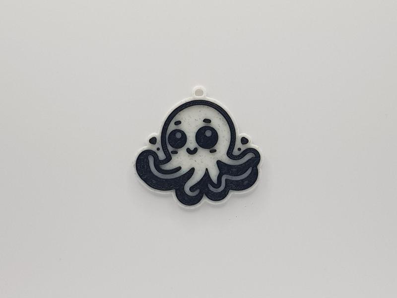 Cute Octopus Keychain