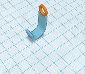 soporte atornillado para mandos