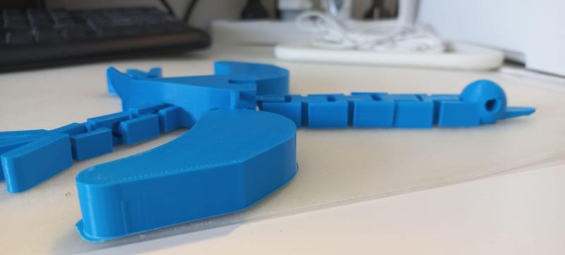 A swan with flexi wings and legs