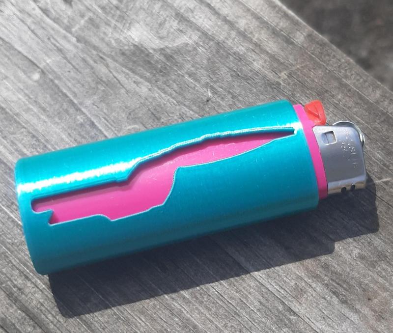 Star Trek Enterprise D Lighter Cover full size Bic