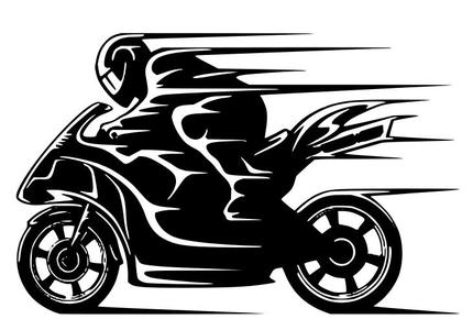 Speedy Motorcycle Life Wall Art