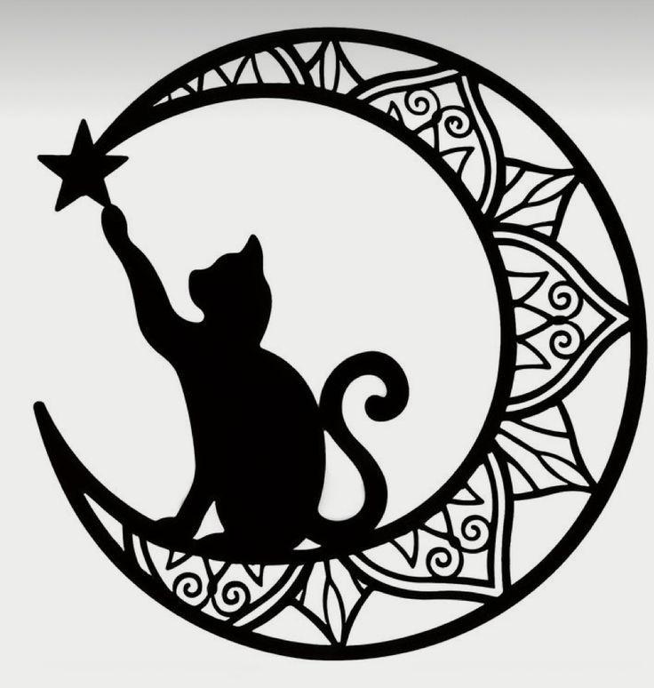 Mandala Cat Cookie Cutter with marker