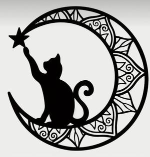 Mandala Cat Cookie Cutter with marker