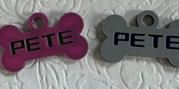 Customizable dog tag