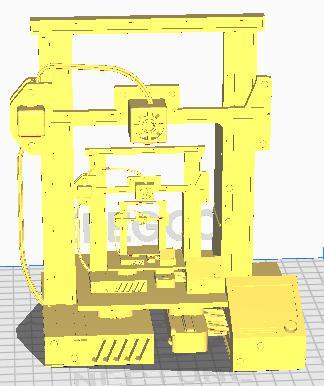 3D printer printing a 3D printer printing a 3D printer