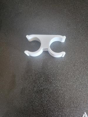 crutch holder for wheelchair or wall