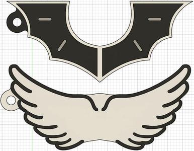 KEYCHAIN DUKI WINGS / DUKI WINGS KEYCHAIN