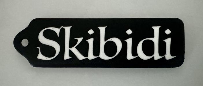 Skibidi Keychain