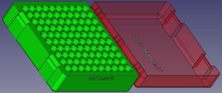 6mm PRC, Recessed Double Snap Latch Modular Ammo Box