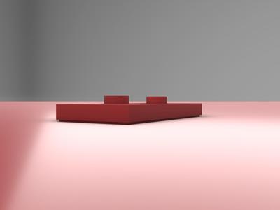 Jumper Plate 2X4 with 2 Knobs