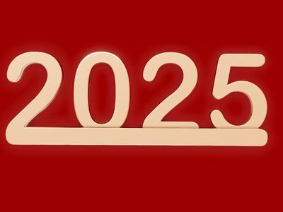 2025 new year stand