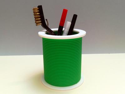 Spool Pencil Holder