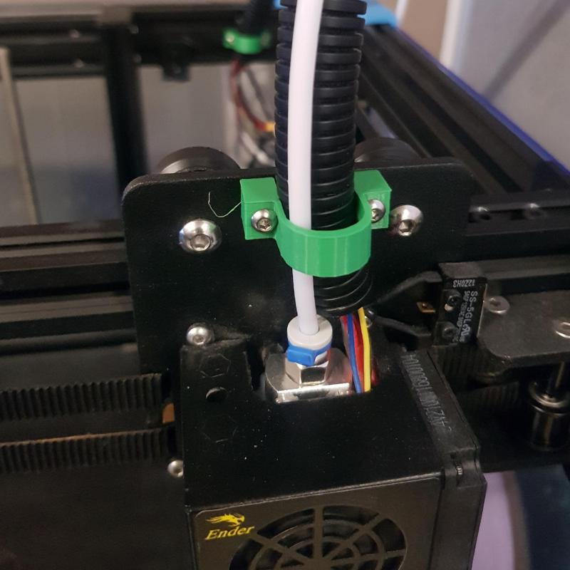 Eco-designed cable guide for 3D printer