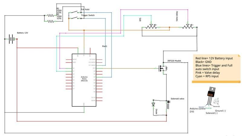 Pneumatic Airsoft engine 