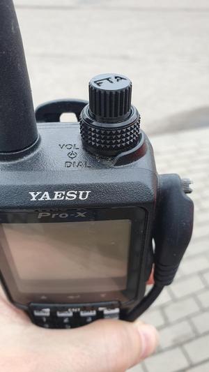 Yaesu FTA series upper knob