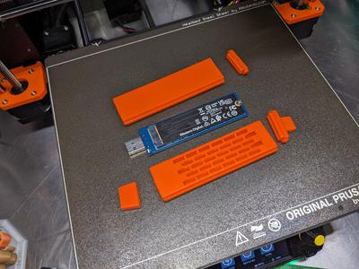 NVMe to USB Adapter Case - Multiple Versions