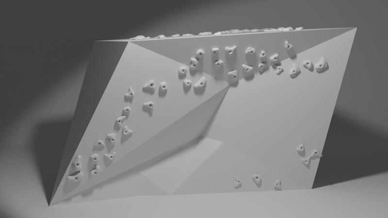 Parametric bouldering/climbing wall