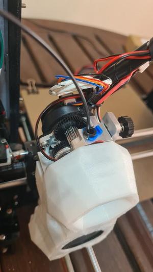 Lazy Strain Relief Clip for Pancake Motors