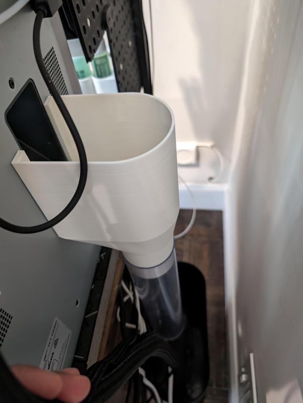 Bambulab Poop Chute Extended with 2 1/2" fitting and strong magnets