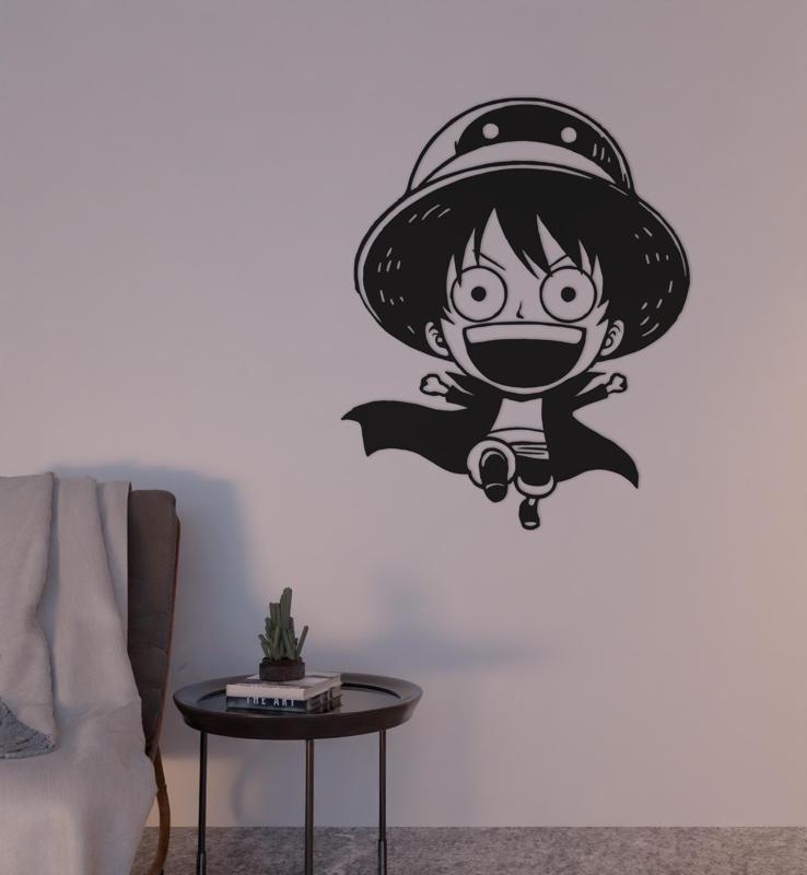 WALL DECORATION LUFFY ONE PIECE 2D WALL ART