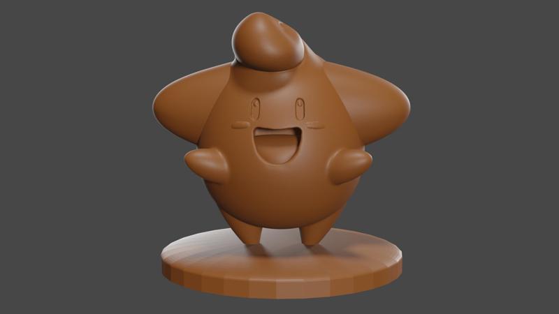 Pokemon inspired, Cleffa, Tabletop DnD miniature