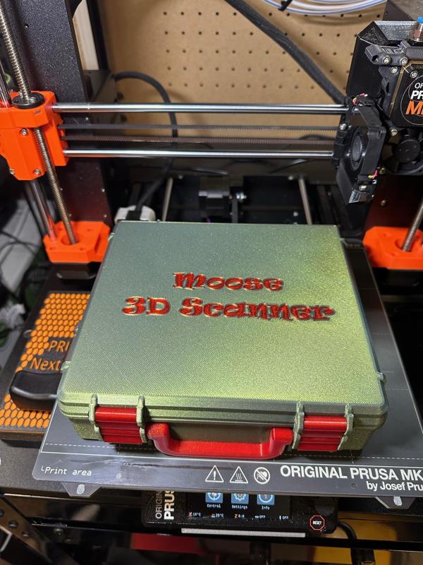 Yet Another Parametric Box for Moose 3d Scanner