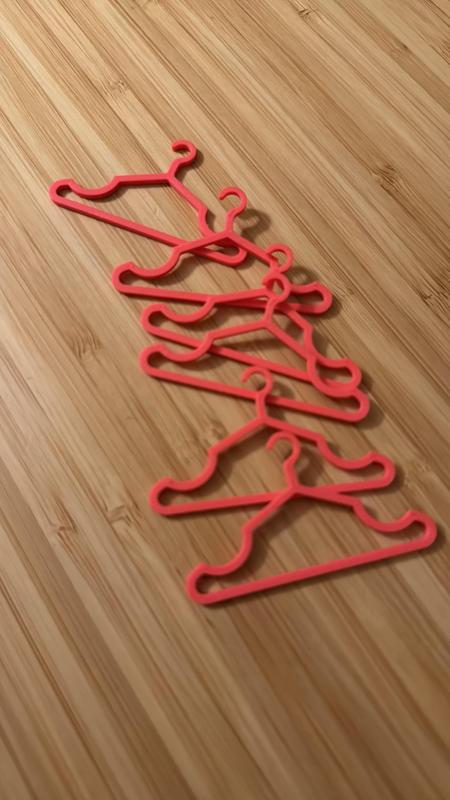 Barbie closet hangers