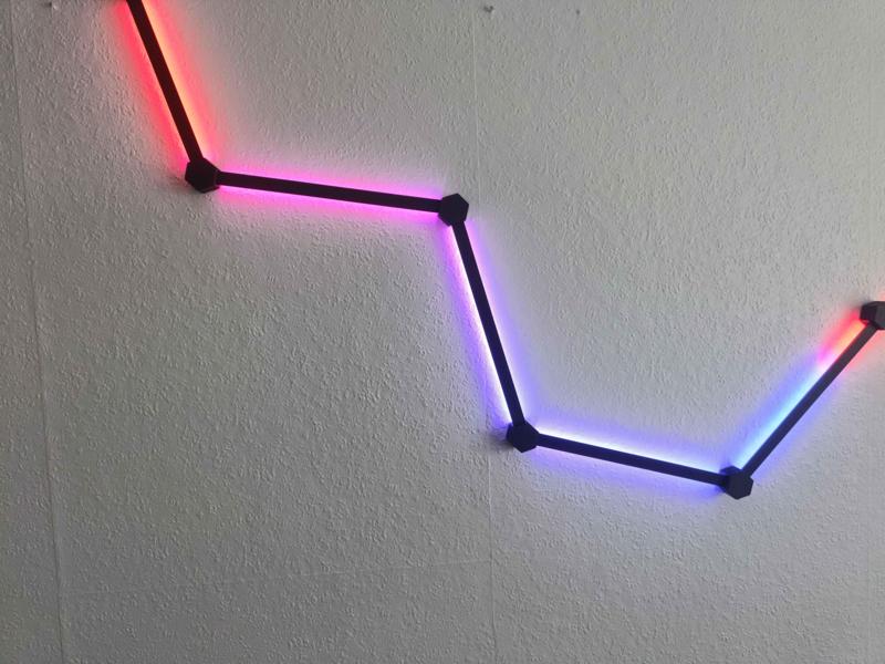 Nanoleaf Lines for ledconnectors and led strips with a waterproof layer