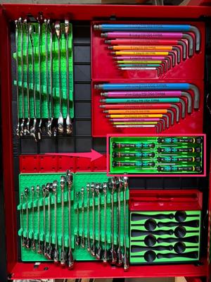 Gridfinity 2x5 Bin for Wera 345271 Kraftform Micro Slotted/Phillips Precision Screwdriver Set