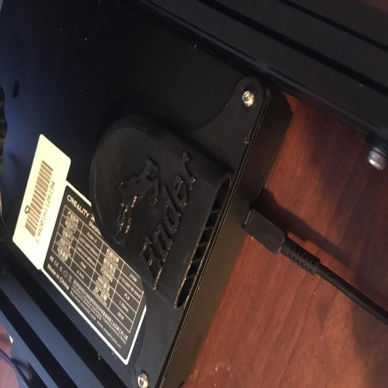 Ender 3 Fan Guard With logo 