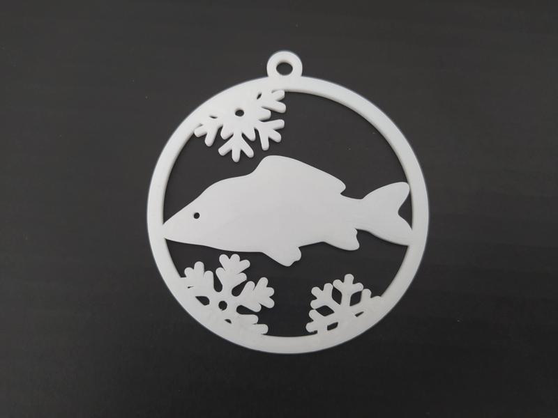 Christmas carp - tree bauble / Vánoční kapr - ozdoba