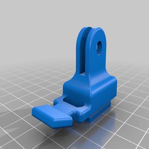 Go Pro LED light mount adapter