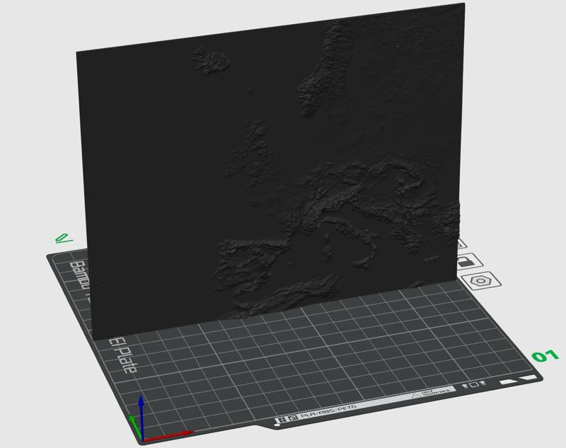 Convex map of europe (lithofan)