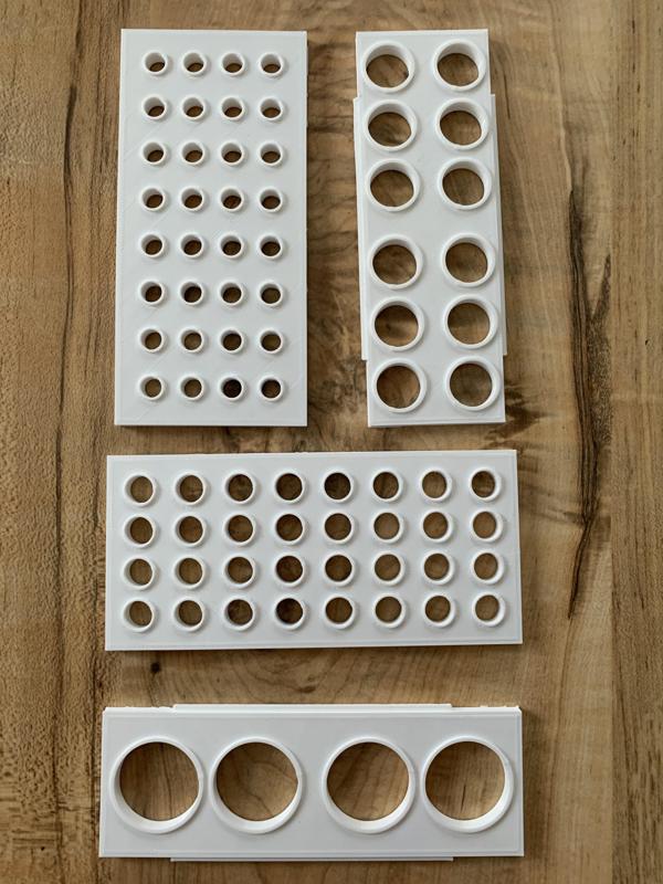 4-Way Interlocking Tube Rack