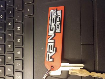 Ford Ranger XLT key tag