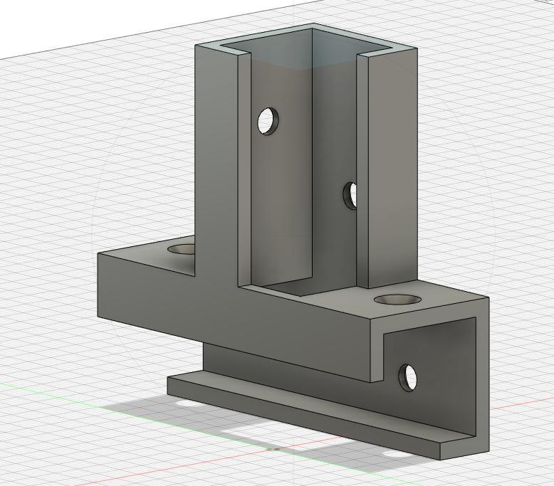 Fixing bracket for wooden cleats 20 - 21 mm