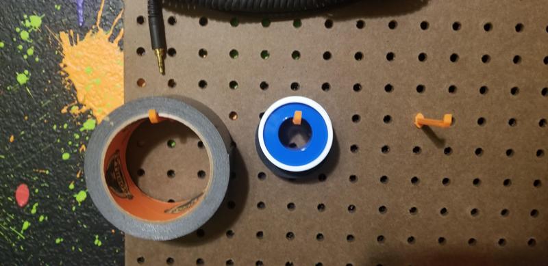 Pegboard Tape Holder