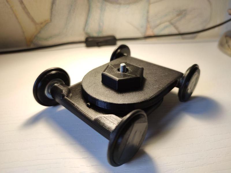 Mini 3d printed camera dolly