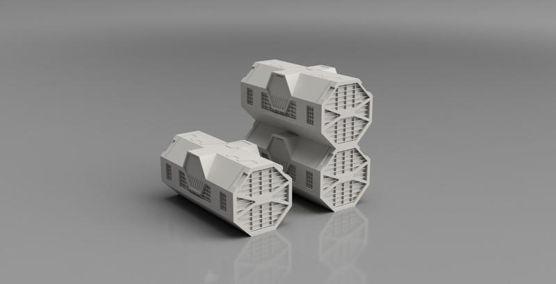 SCIFI CRYSTAL CONTAINER