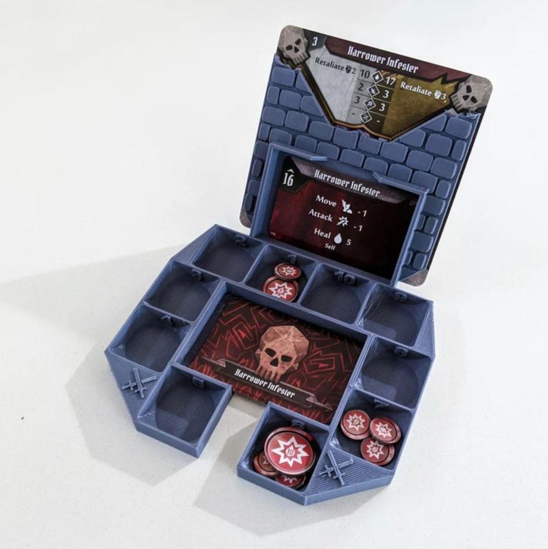 Gloomhaven Monster Stats and Damage Holder - ring
