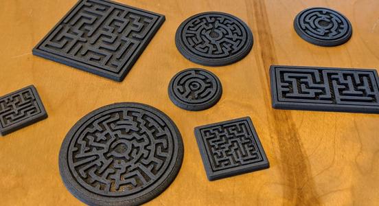 Mini Bases - Mazes - Square/Round